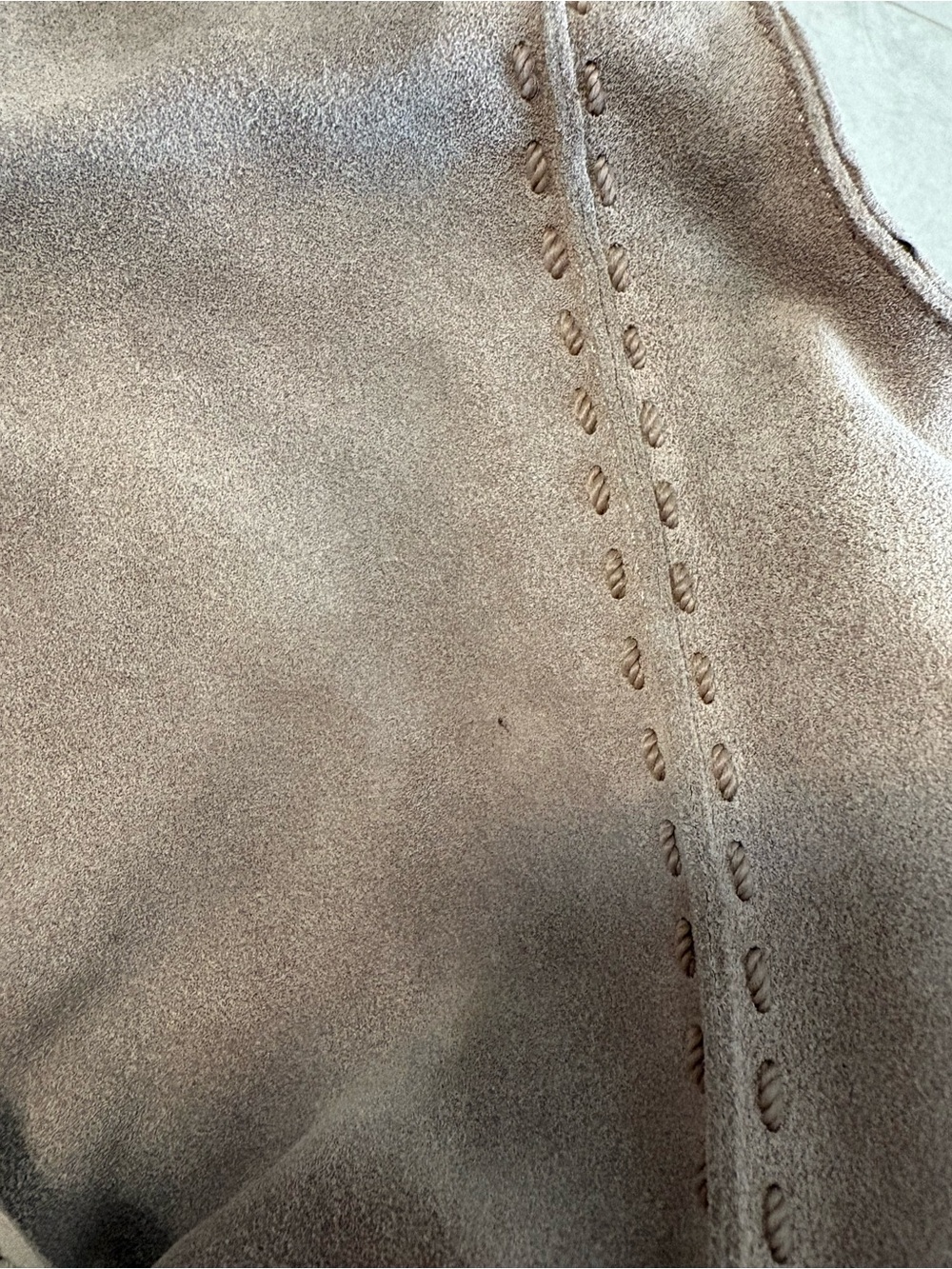 The Sak Los Feliz Suede Soft Brown Tan Leather Hobo Shoulder Bag - Picture 13 of 13